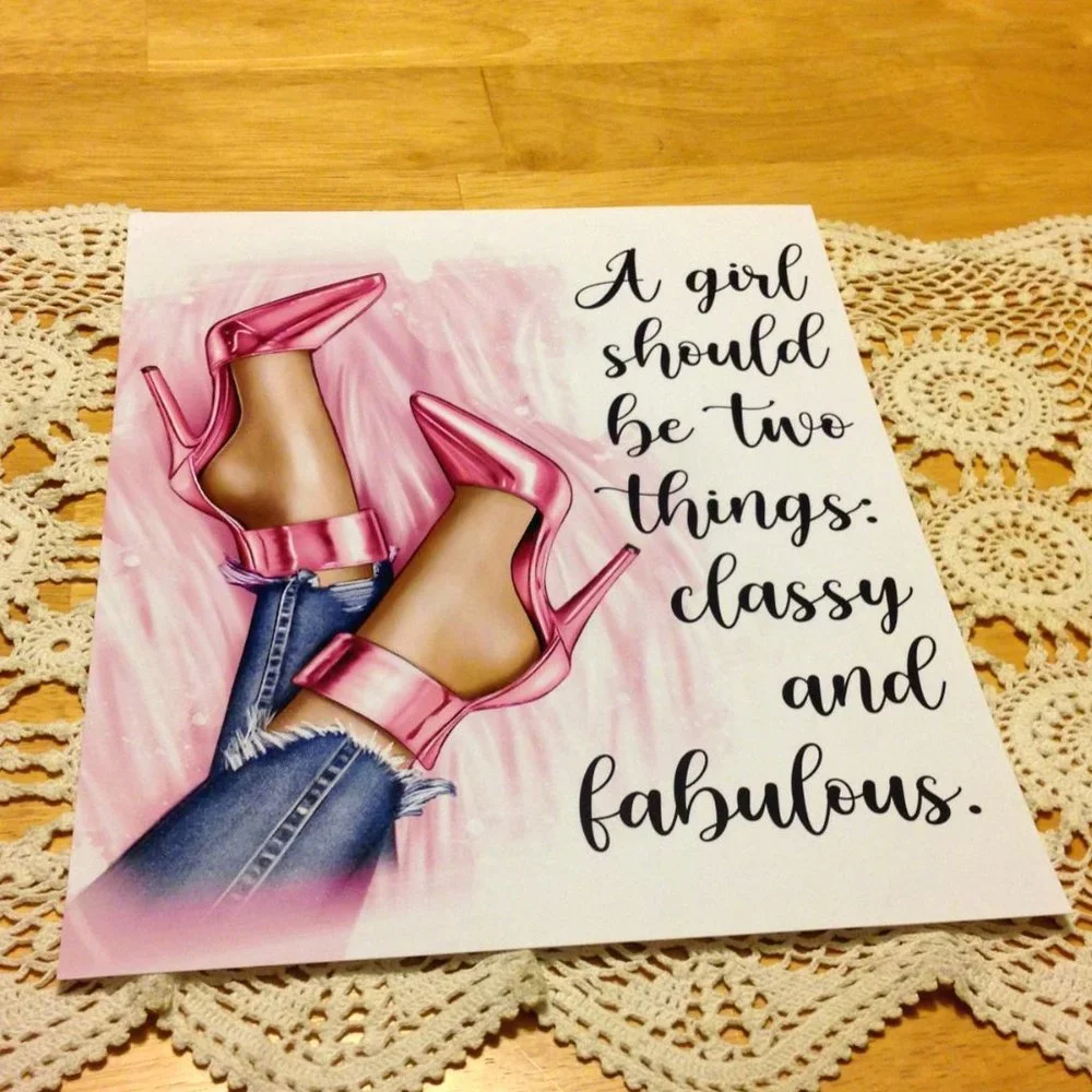 Fashionista Unique Wall art Prints